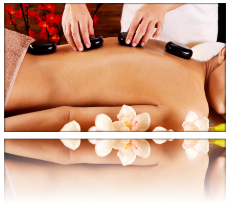 Stone massage Massaggio con le pietre