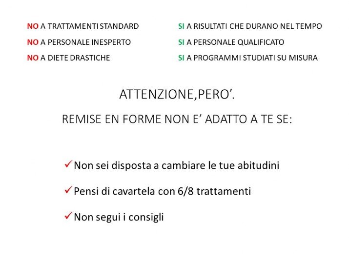 i tre no i tre si